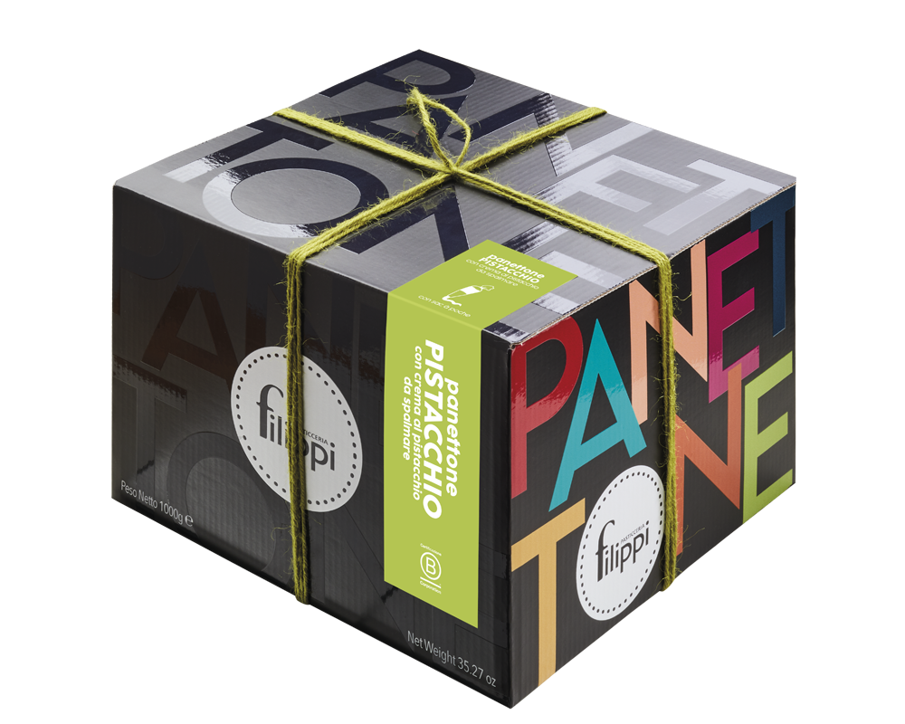 Panettone Pistacchio con Crema Spalmabile 1 Kg